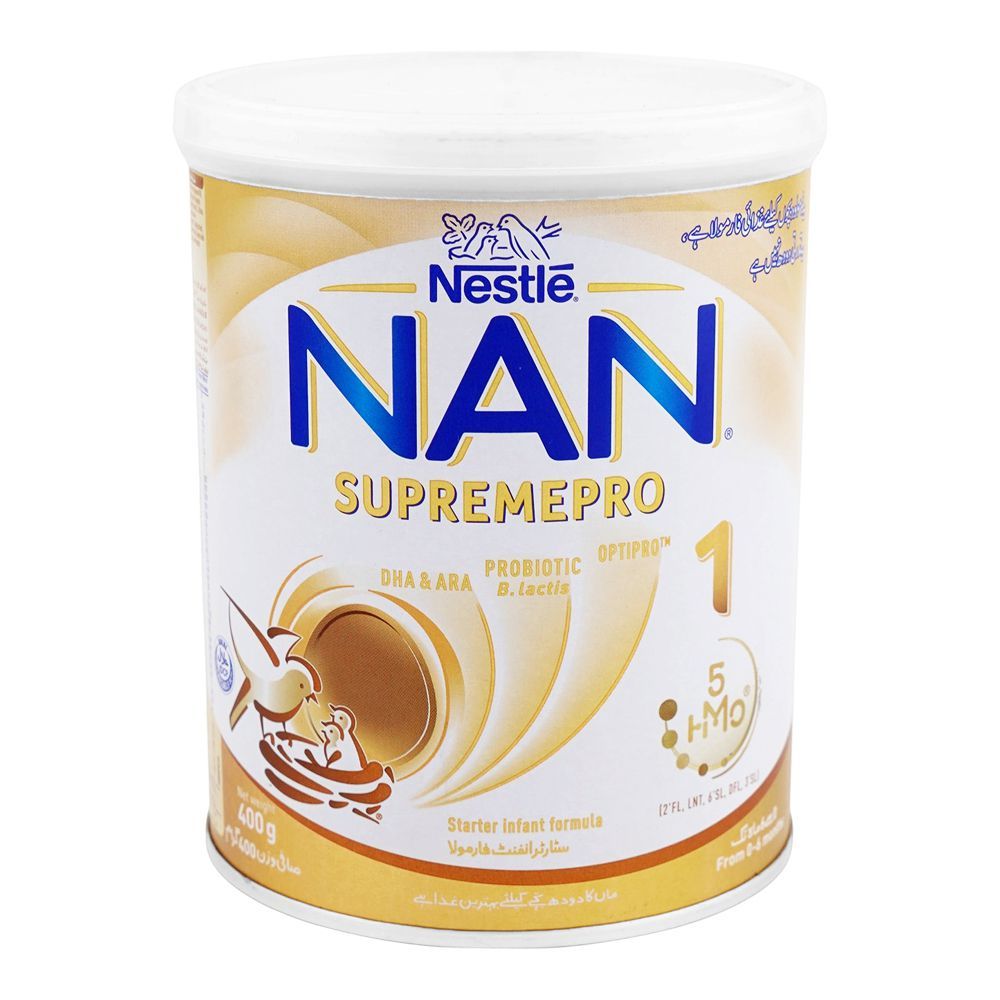 Nestle Nan-1 Supremepro Optipro Milk Powder, 400g Tin - Main Image