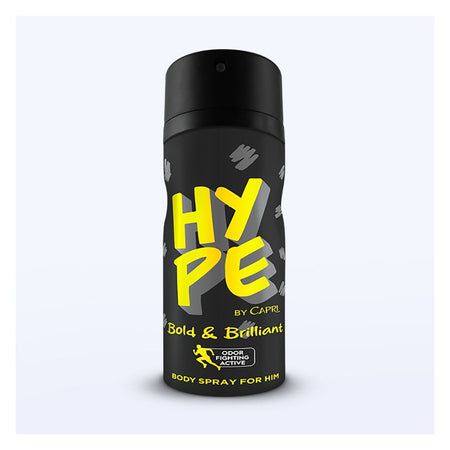 Hype Bold & Brilliant Body Spray, For Men, 150ml - Main Image