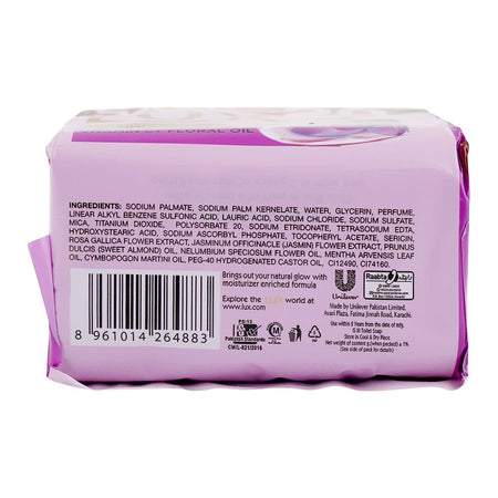 Lux Nourished Glow Purple Lotus Soap, 128g Each, 3-Pack - Image 3