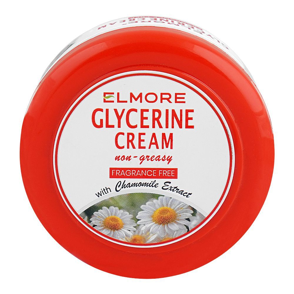 Elmore Chamomile Extract Fragrance Free Glycerine Cream, 90g - Main Image