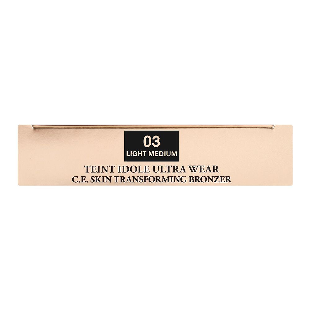 Lancome Paris Teint Idole Ultra Wear C.E. Skin Transforming Bronzer 03, Light Medium - Image 7