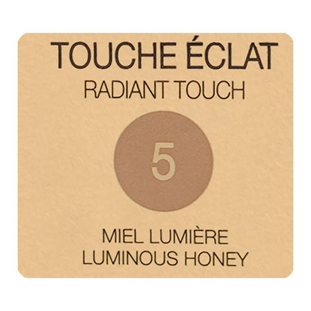 Yves Saint Laurent Touche E'Clat Radiant Touch Highlighter Pen 5, Luminous Honey, 2.5ml - Image 6