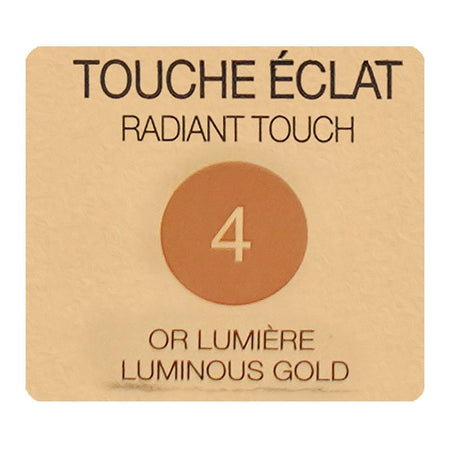 Yves Saint Laurent Touche E'Clat Radiant Touch Highlighter Pen 4, Luminous Gold, 2.5ml - Image 6