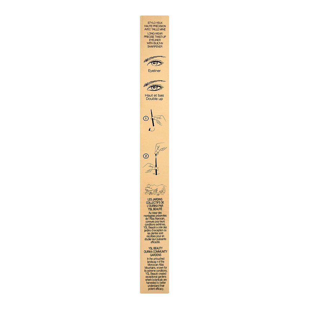 Yves Saint Laurent Crush Liner Stylo Waterproof Long-Wear Precise Eyeliner, 6 Bleu Enigmatique, 0.35g - Image 5