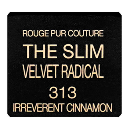 Yves Saint Laurent Rouge Pur Couture The Slim Velvet Radical Matte Lipstick 313, Irreverent Cinnamon, 2g - Image 6