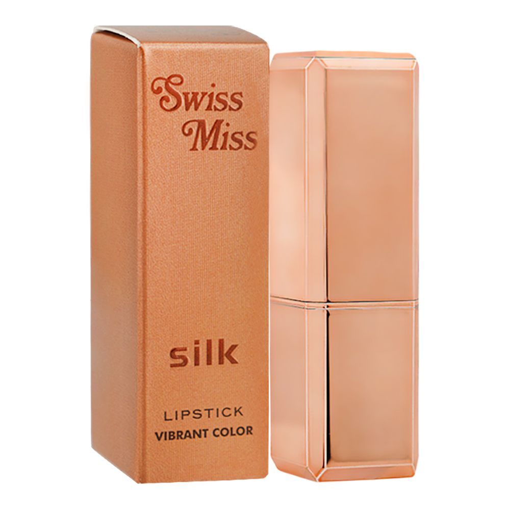 Swiss Miss Silk Vibrant Color Lipstick, 714 Rouge Pink, 5.1g - Image 2