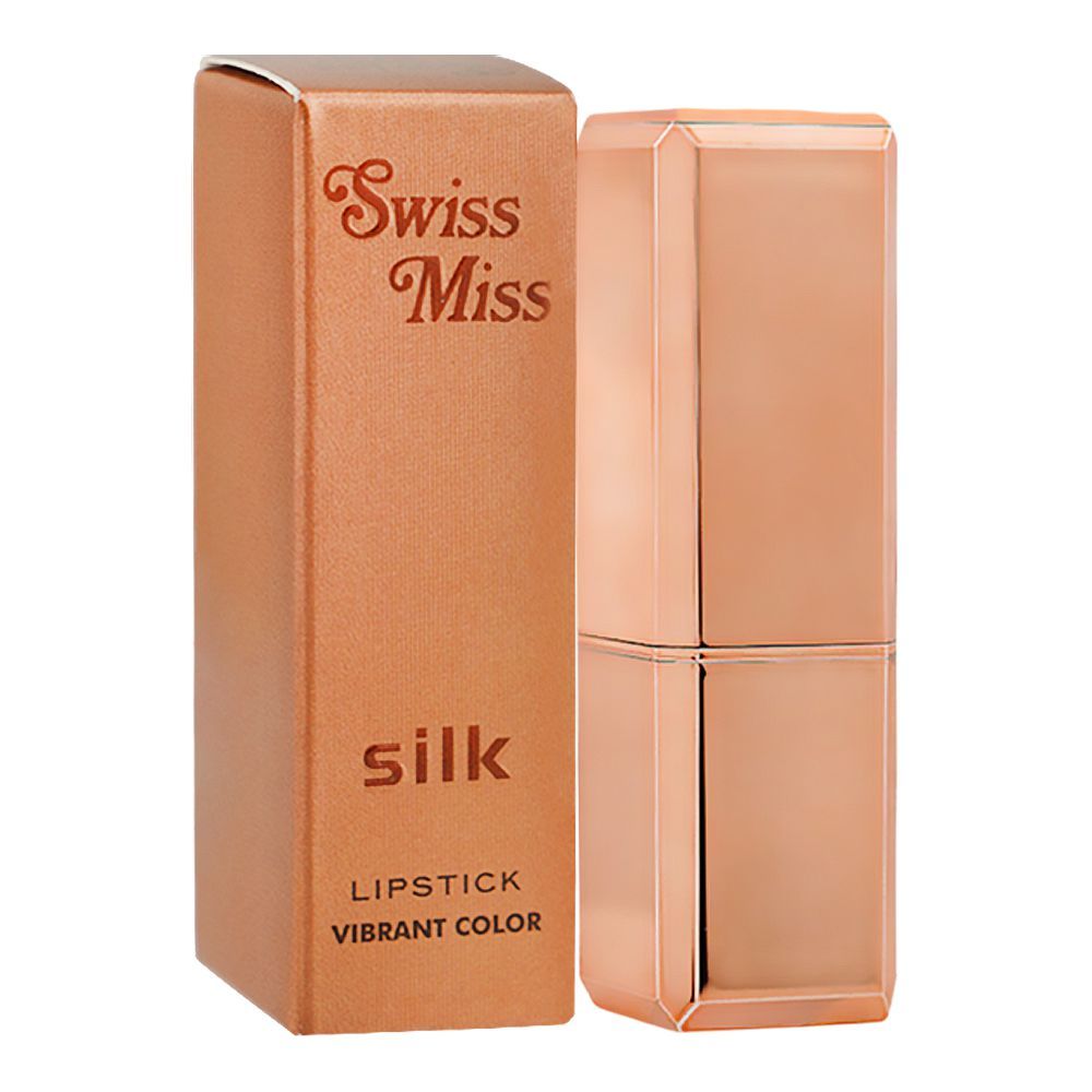 Swiss Miss Silk Vibrant Color Lipstick, 726 Coral Pink, 5.1g - Image 2
