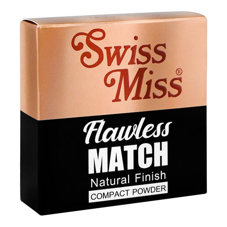 Swiss Miss Flawless Match Natural Finish Compact Powder, SM03 Natural Beige, 12g - Image 4