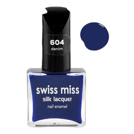 Swiss Miss Silk Lacquer Nail Enamel, 604 Denim - Main Image
