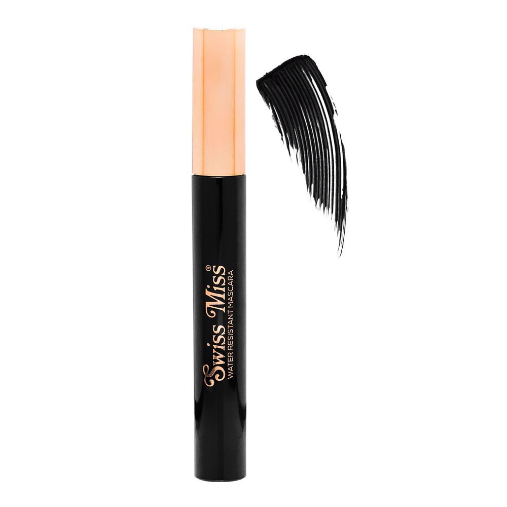 Swiss Miss Water Resistant Long Lasting Deep, Black Mascara - Main Image