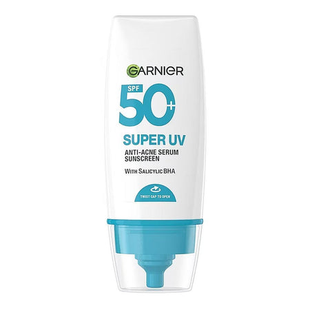 Garnier Acne Prone Skin Salicylic BHA+Air-Lock SPF50+ PA++++ Serum Sunscreen, 30ml - Main Image