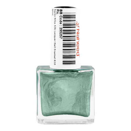 Swiss Miss Silk Lacquer Nail Enamel, 610 Mint - Image 2