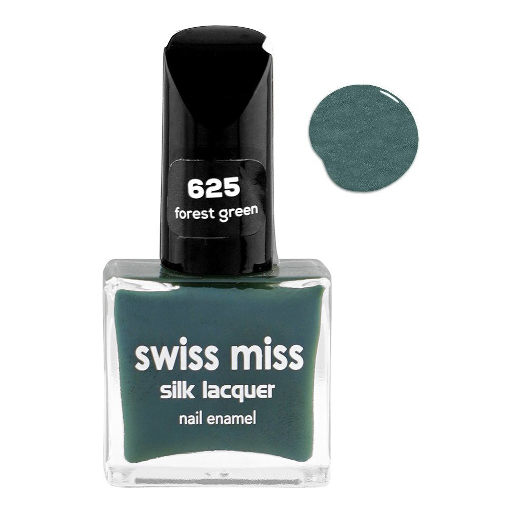 Swiss Miss Silk Lacquer Nail Enamel, 625 Forest Green - Main Image