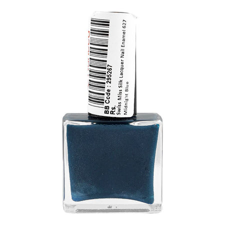 Swiss Miss Silk Lacquer Nail Enamel, 627 Midnight Blue - Image 2