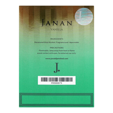 Junaid Jamshed J. Janan Vanilla, Eau De Parfum, For Women, 100ml - Image 2