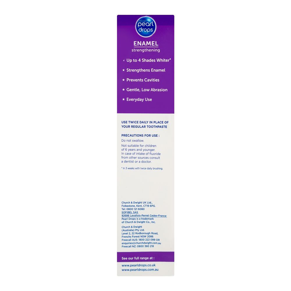 Pearl Drops Strong Polished Daily Whitening Toothpaste, 75ml - Image 6