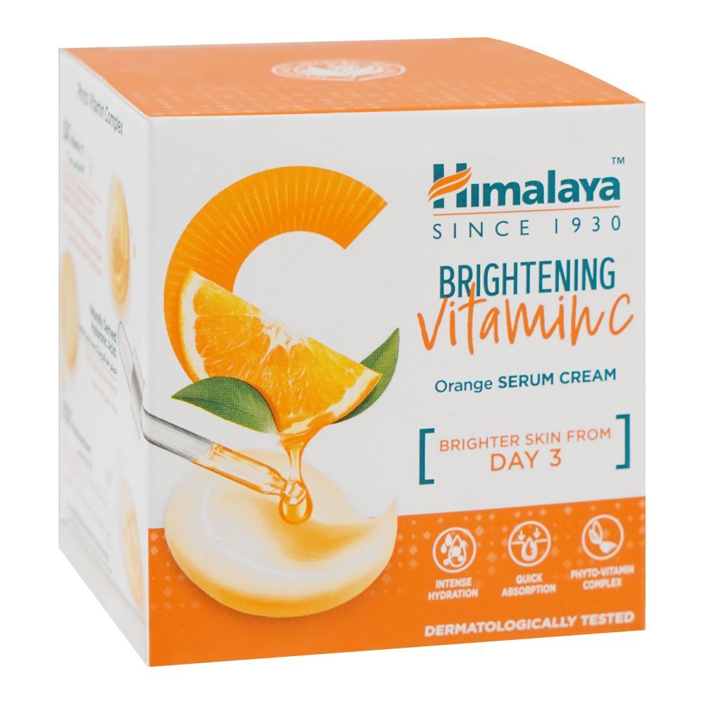 Himalaya Brightening Vitamin C Orange Serum Cream, 50g - Main Image