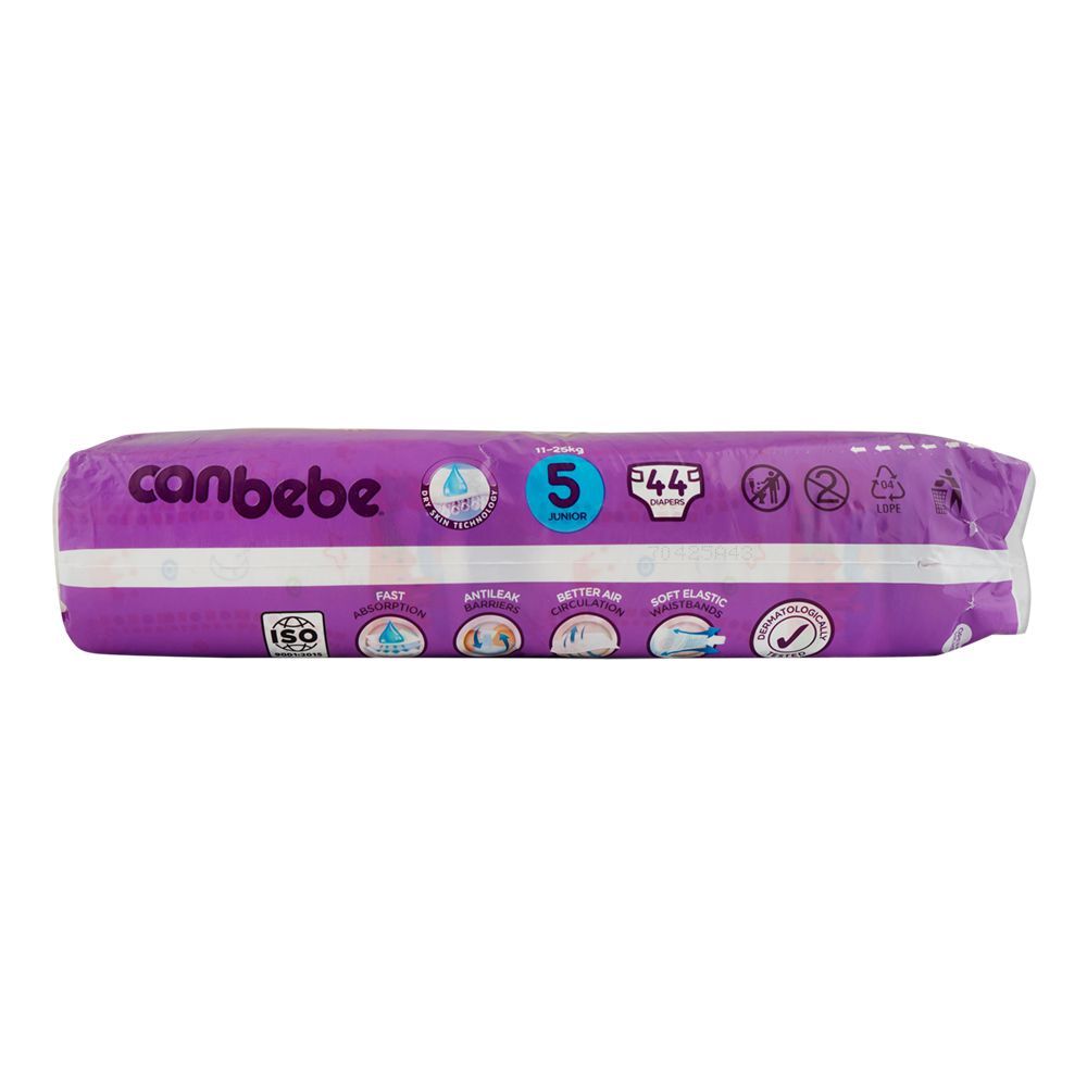 Canbebe Diaper Jumbo Pack, 5 Junior 11-25 Kilogram, 44-Pack - Image 2