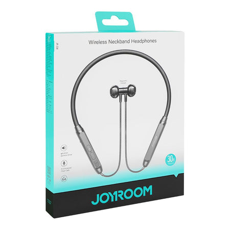 Joyroom Wireless Neck-Band Headphone, Black, JR-D8 - Image 2