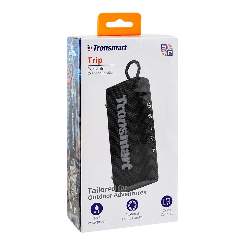 Tronsmart Trip IPX7 Portable Outdoor Speaker, Black, 786390 - Image 2