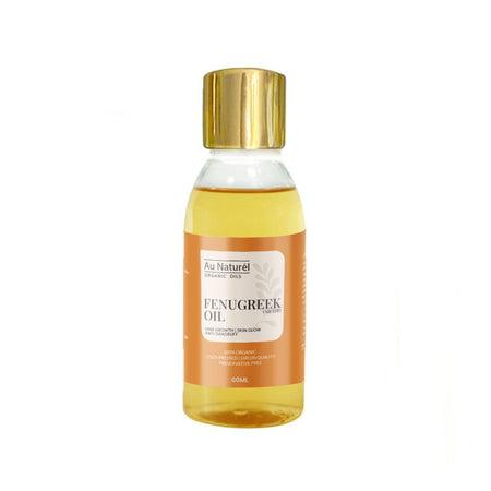 Au Naturel Preservative Free Anti-Dandruff Fenugreek Oil, Virgin Quality, 60ml - Main Image