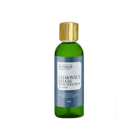 Au Naturel Preservative Free Chakwal's Khaas 10 Hair Oil Solution, For Hair Growth, Virgin Quality, 60ml - Main Image