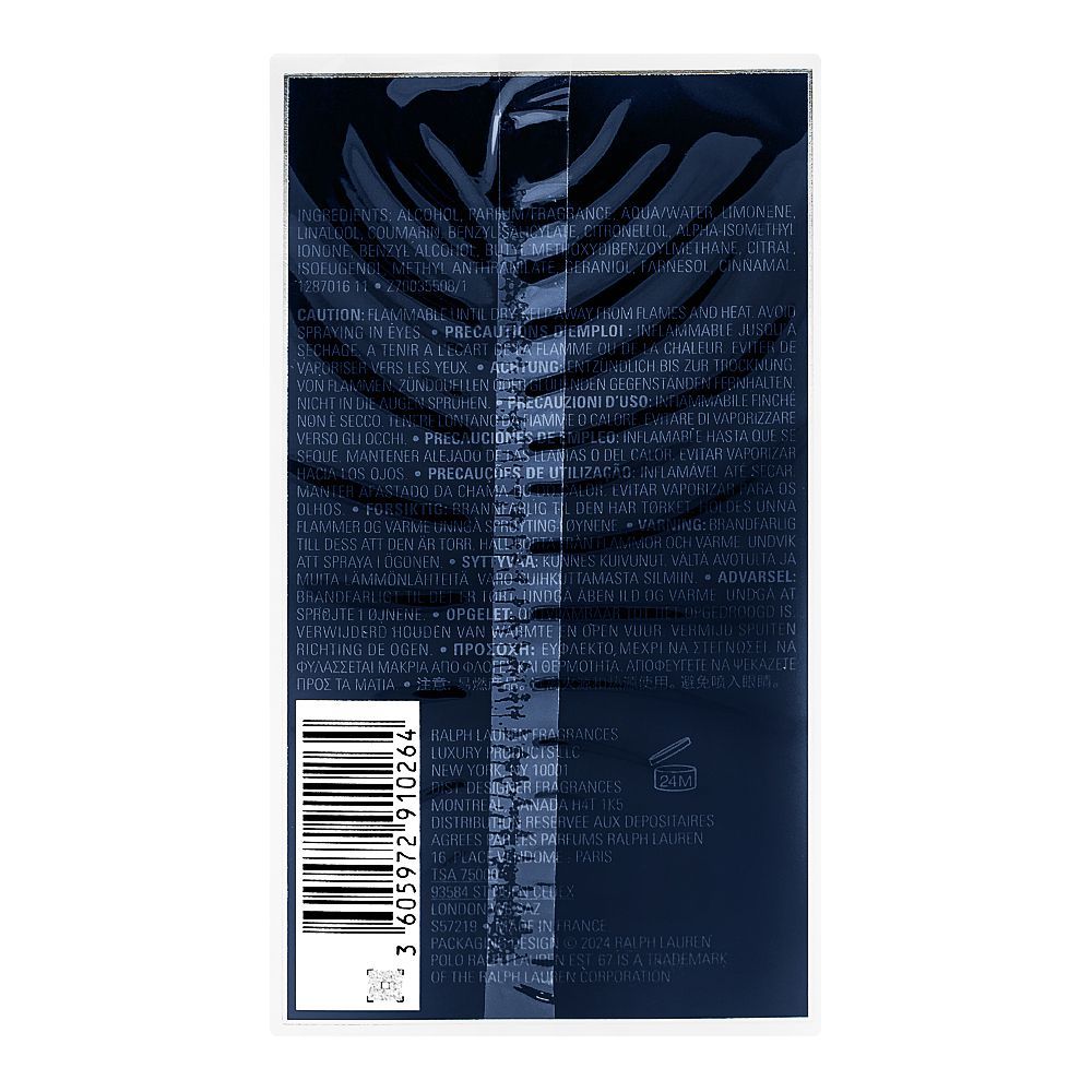 Ralph Lauren Polo EST 67 Eau de Toilette, For Men, 75ml - Image 4