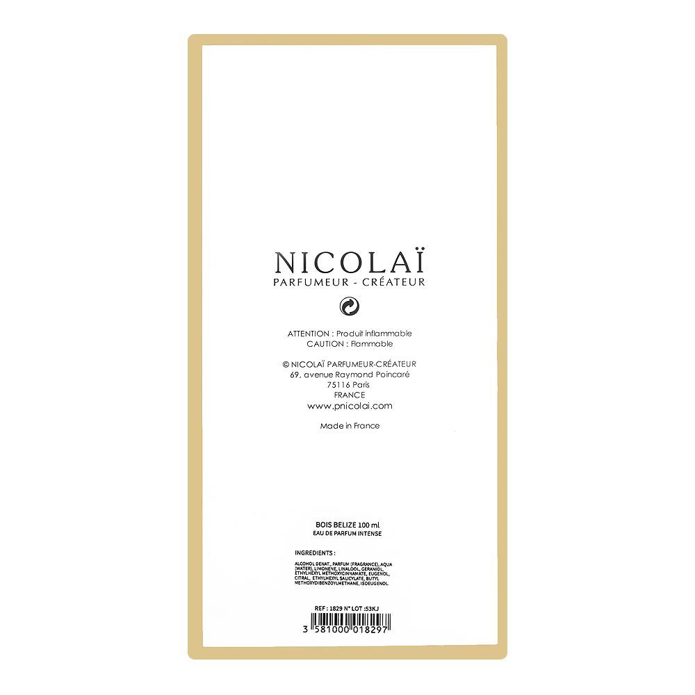 Nicolai Bois Belize Intense Eau De Parfum, For Men & Women, 100ml - Image 3