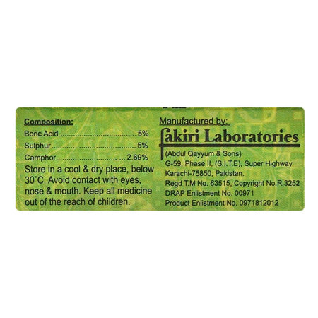Fakiri Marhum Ointment Unani, 7g - Image 3