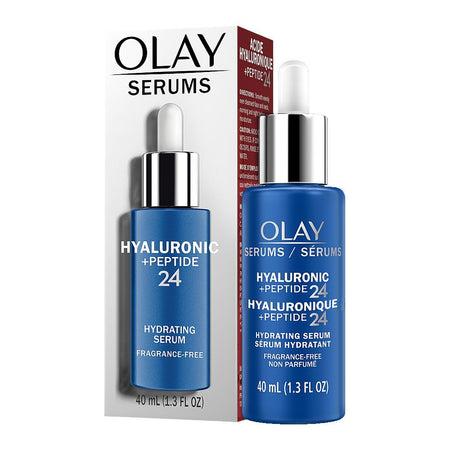 Olay Hyaluronic + Peptide 24 Fragrance Free Hydrating Serum, 40ml - Main Image