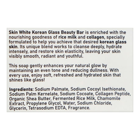 Skin White Korean Glass Beauty Soap, 120g - Image 3