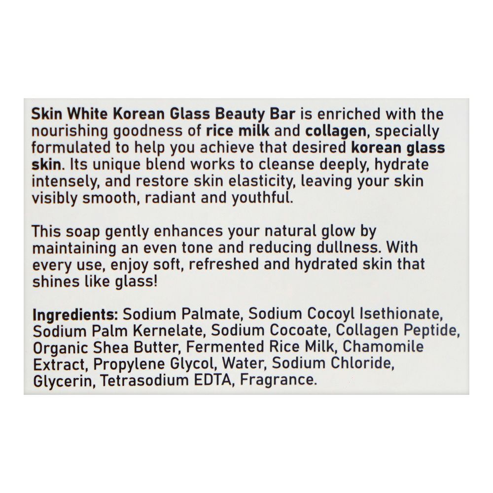 Skin White Korean Glass Beauty Soap, 120g - Image 3