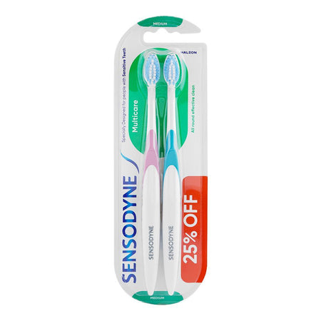 Sensodyne Multi Care Tooth Brush, 2-Pack, Medium - Image 2