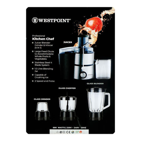 West Point Professional Kitchen Chef, 600W, WF-1844 - Image 3