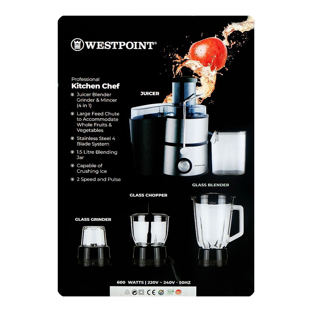 West Point Professional Kitchen Chef, 600W, WF-1844 - Image 3
