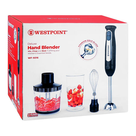 West Point Deluxe Hand Blender, 600W, WF-9216 - Image 2