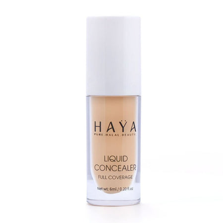 Haya Pure Halal Beauty Full Coverage Liquid Concealer, 03 Vanilla, 6ml - Image 2