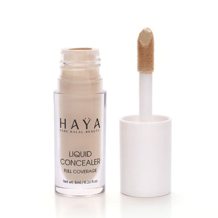 Haya Pure Halal Beauty Full Coverage Liquid Concealer, 01 Neutral, 6ml - Main Image