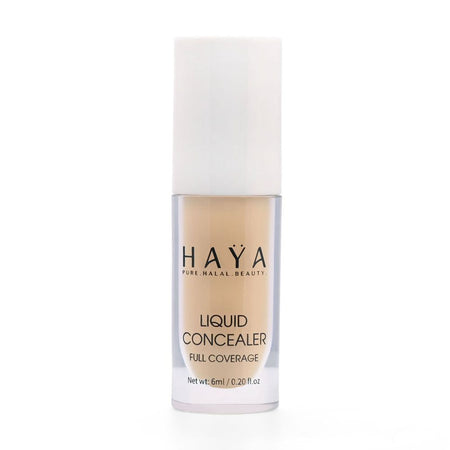 Haya Pure Halal Beauty Full Coverage Liquid Concealer, 02 Cool, 6ml - Image 2