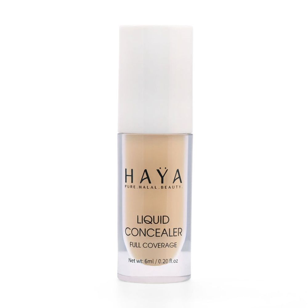 Haya Pure Halal Beauty Full Coverage Liquid Concealer, 02 Cool, 6ml - Image 2