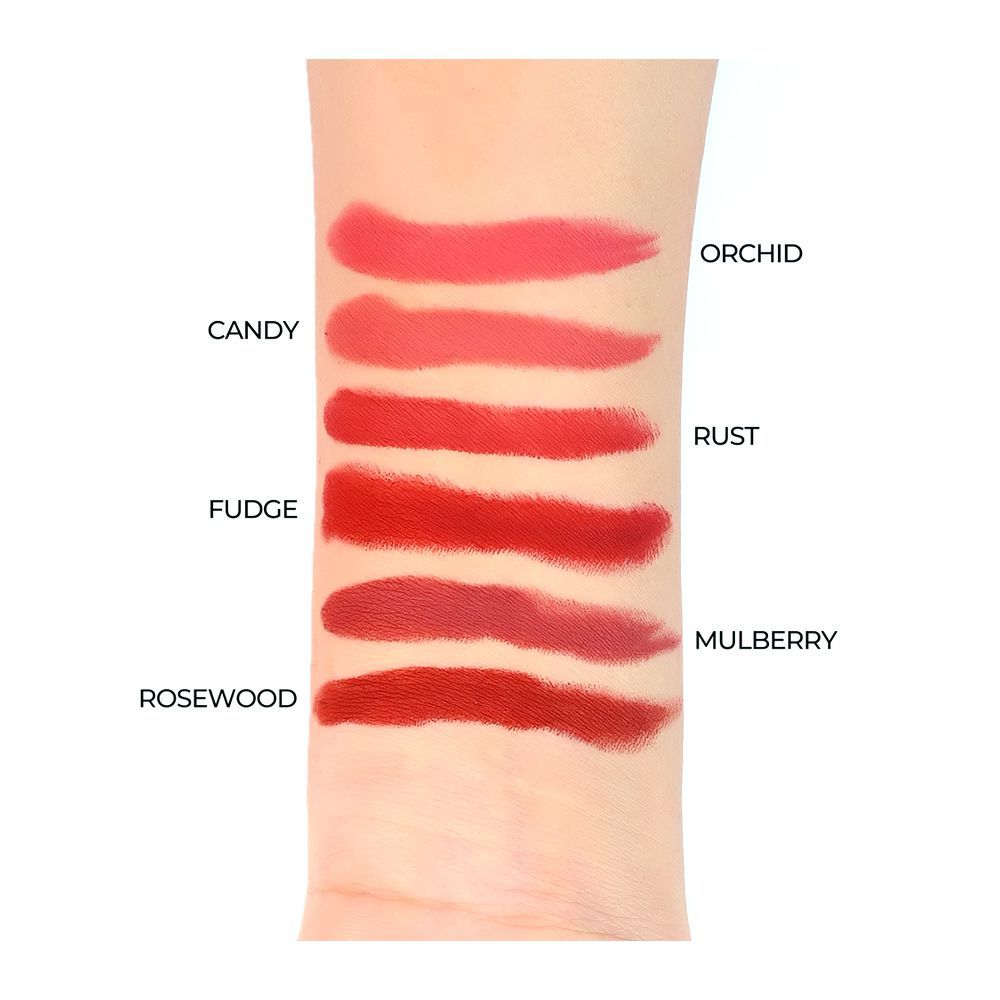 Haya Pure Halal Beauty Matte Velvet Waterproof Lipstick, 06 Orchid, 4g - Image 3