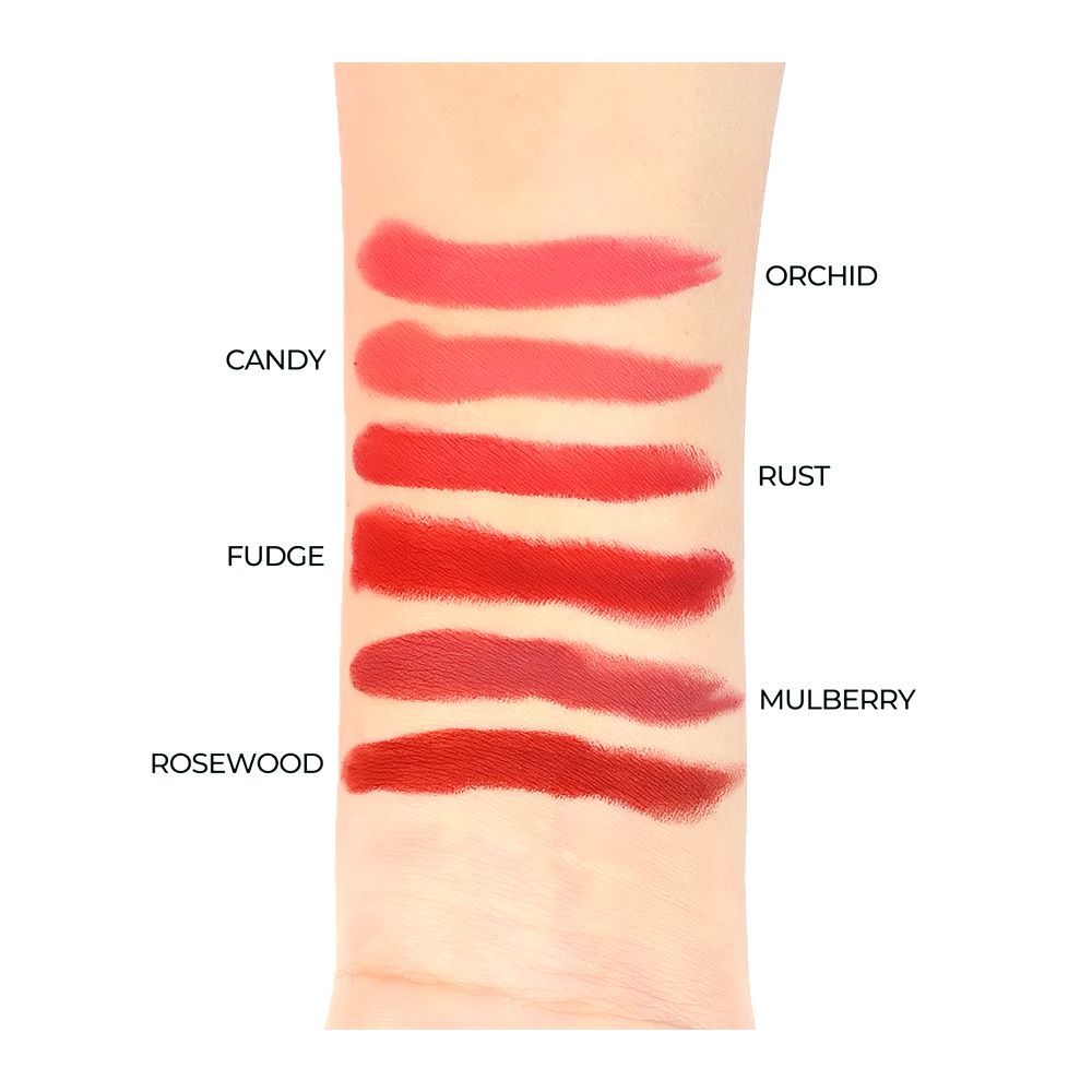 Haya Pure Halal Beauty Matte Velvet Waterproof Lipstick, 04 Rust, 4g - Image 5