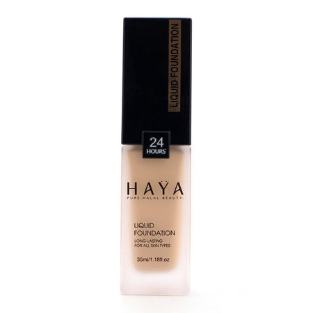 Haya Pure Halal Beauty Long Lasting Liquid Foundation, 02 Nude, 35ml - Main Image