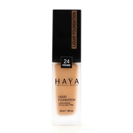 Haya Pure Halal Beauty Long Lasting Liquid Foundation, 06 Tan, 35ml - Main Image