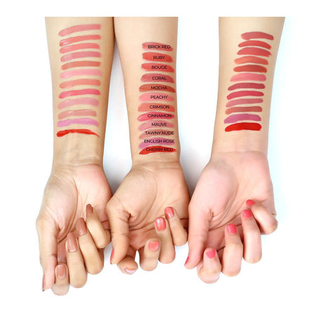 Haya Pure Halal Beauty Matte Liquid Waterproof Lipstick, 04 Mauve, 5g - Image 4