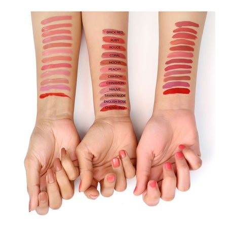 Haya Pure Halal Beauty Matte Liquid Waterproof Lipstick, 08 Mocha, 5g - Image 4