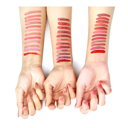 Haya Pure Halal Beauty Matte Liquid Waterproof Lipstick, 03 Tawny Nude, 5g - Image 3