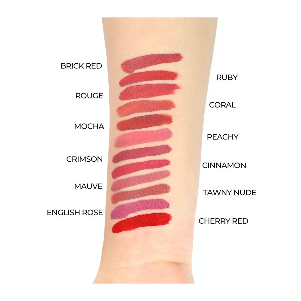 Haya Pure Halal Beauty Matte Liquid Waterproof Lipstick, 11 Ruby, 5g - Image 4