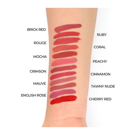 Haya Pure Halal Beauty Matte Liquid Waterproof Lipstick, 10 Rouge, 5g - Image 4