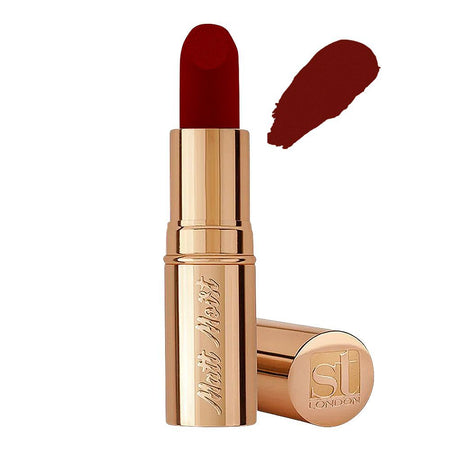 ST London Matte Moist Long Lasting Lipstick, Burgundy Hue, 4.5g - Main Image